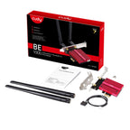 Cudy BE9300 Tri-Band Wi-Fi 7 | Bluetooth 5.4 PCIe Adapter-Wolf Media Store