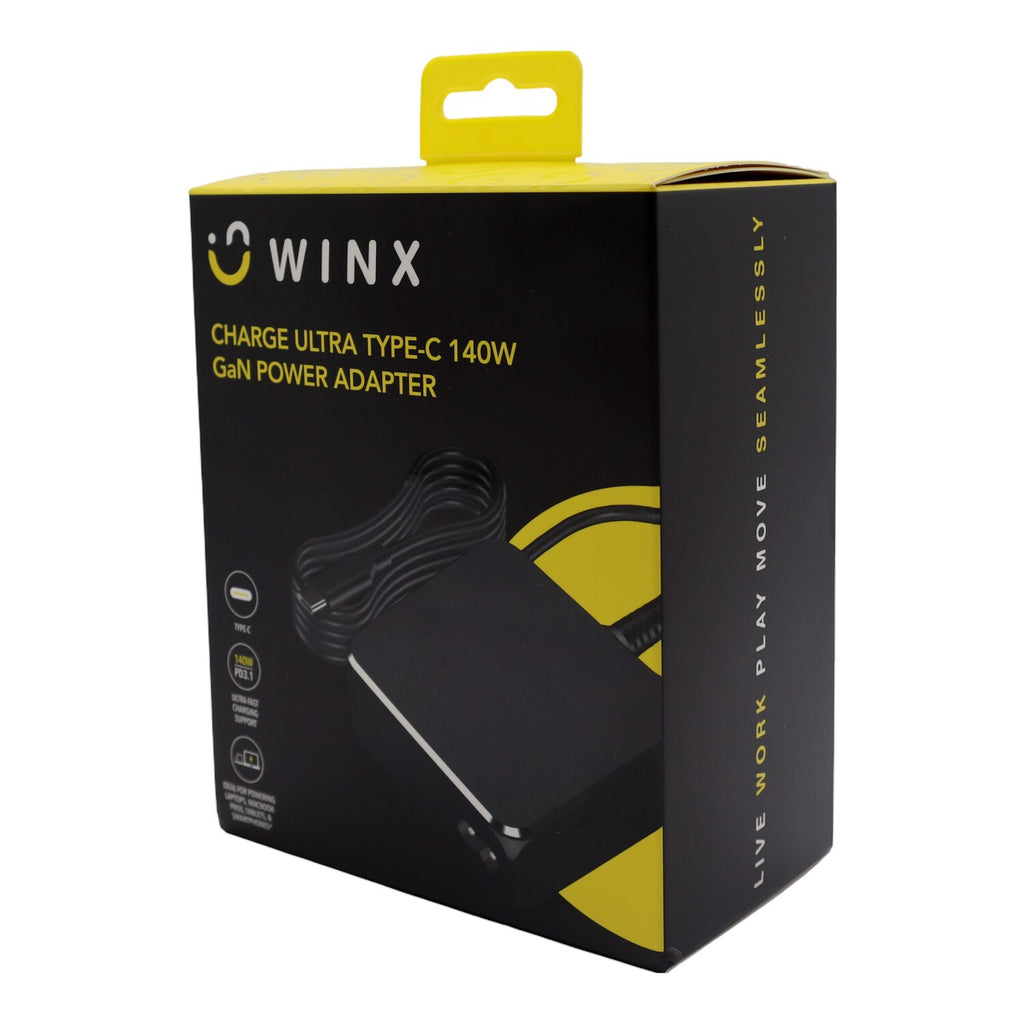 WINX CHARGE Ultra Type-C 140W GaN Power Adapter-Wolf Media Store