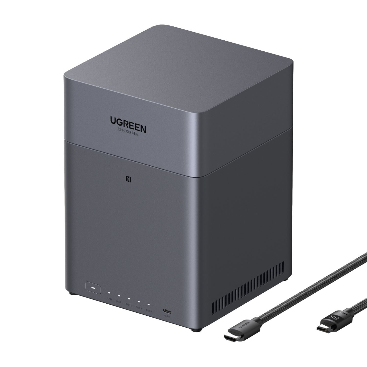 UGreen DH4300 PLUS 4-Bay NAS Storage - Wolf Media Store