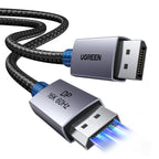UGreen DP131 DisplayPort 2.1 Braided Cable 1M ( 80Gbps | 16K | 60Hz ) - Wolf Media Store