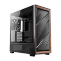 Antec FLUX ATX WOOD Mid Tower Gaming Chassis – Black-Wolf Media Store