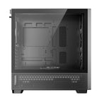 Antec FLUX ATX WOOD Mid Tower Gaming Chassis – Black-Wolf Media Store