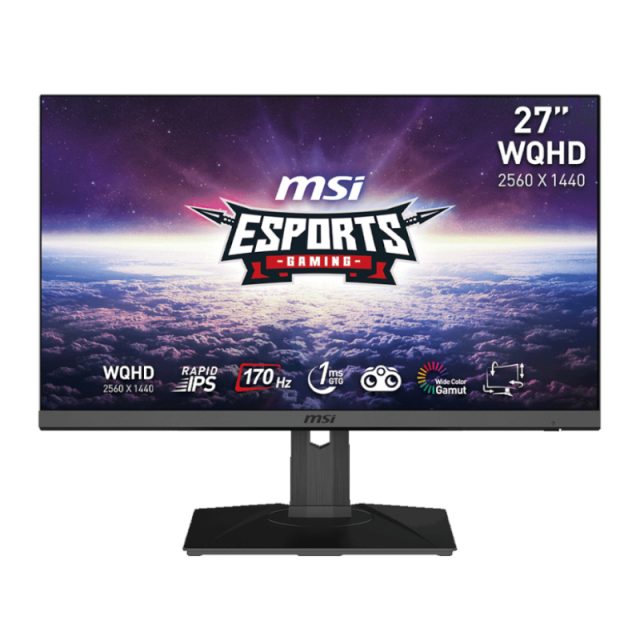 MSI G272QPF 27" WQHD IPS 170Hz 1ms Flat Gaming Monitor-Wolf Media Store