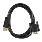 Gizzu 1080P DisplayPort to VGA Cable 1.8m Poly-Wolf Media Store