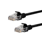 Gizzu Cat6 UTP Fly Lead Ethernet Network Cable 20cm - Black-Wolf Media Store