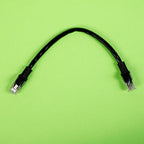 Gizzu Cat6 UTP Fly Lead Ethernet Network Cable 20cm - Black-Wolf Media Store