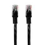 Gizzu Cat6 UTP Fly Lead Ethernet Network Cable 50cm – Black-Wolf Media Store