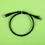 Gizzu Cat6 UTP Fly Lead Ethernet Network Cable 50cm – Black-Wolf Media Store