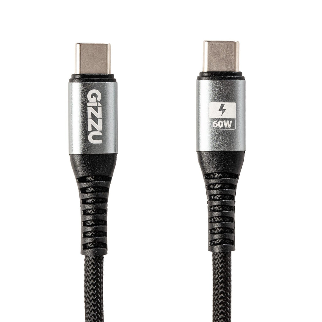 GIZZU 60W 480Mbps Type-C 1m Cable-Wolf Media Store