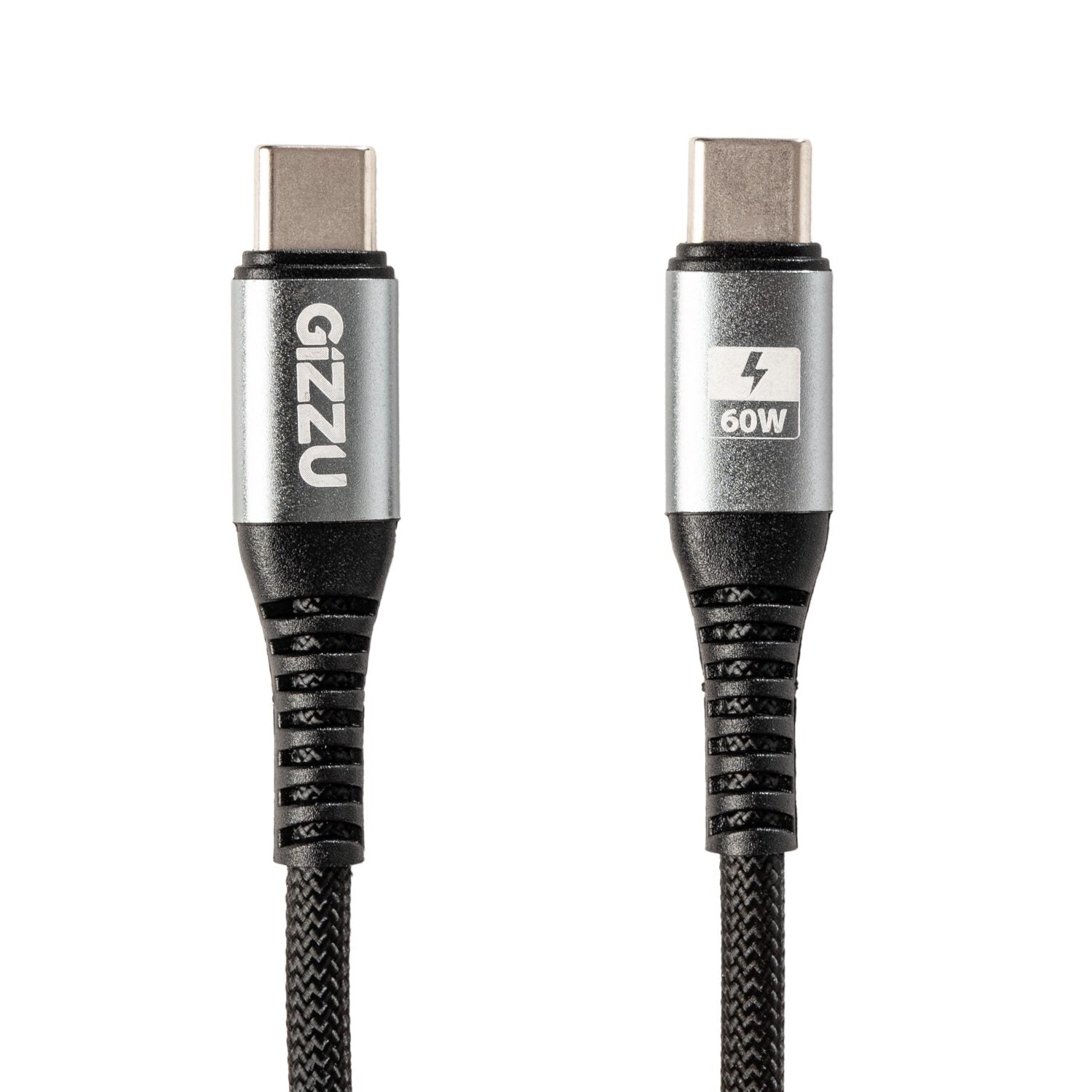GIZZU 60W 480Mbps Type-C 1m Cable-Wolf Media Store