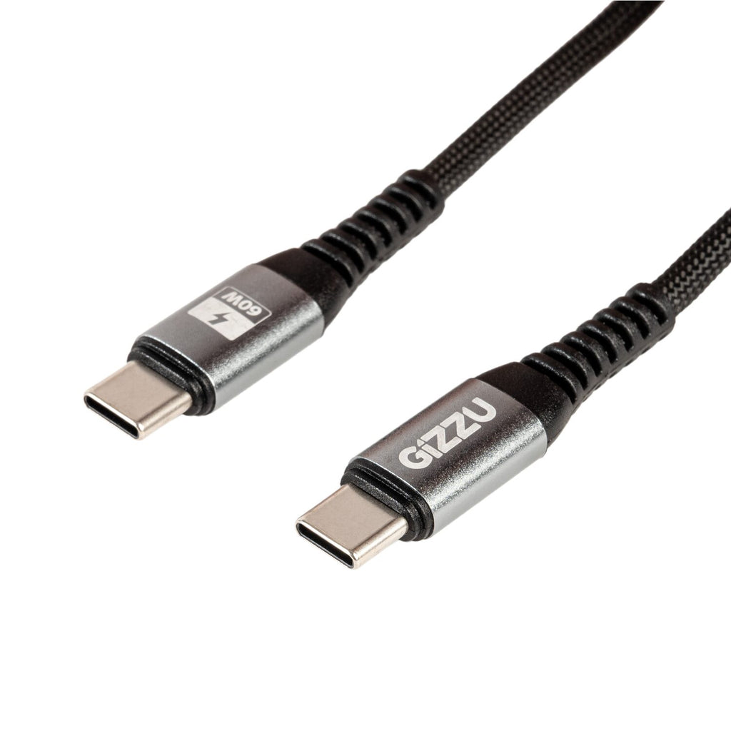 GIZZU 60W 480Mbps Type-C 1m Cable-Wolf Media Store