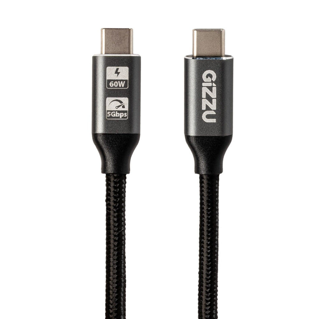 GIZZU 60W 5Gbps Type-C 2m Cable-Wolf Media Store