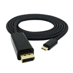 Gizzu 4K Type-C to DisplayPort Cable 1.8m Poly