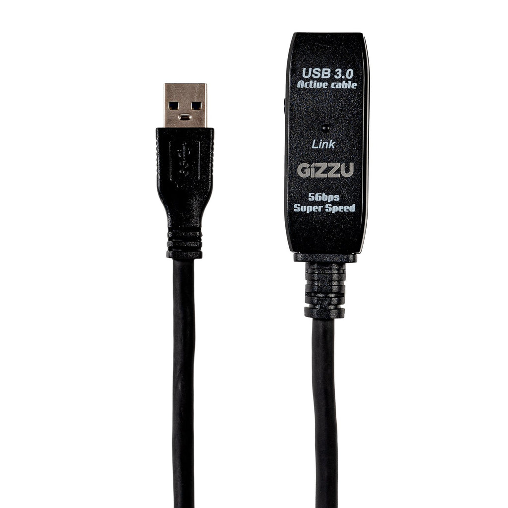 Gizzu USB3.0 Active Extension Cable 10m-Wolf Media Store