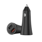 Xiaomi 37W Dual-Port Car Charger - Black-Wolf Media Store