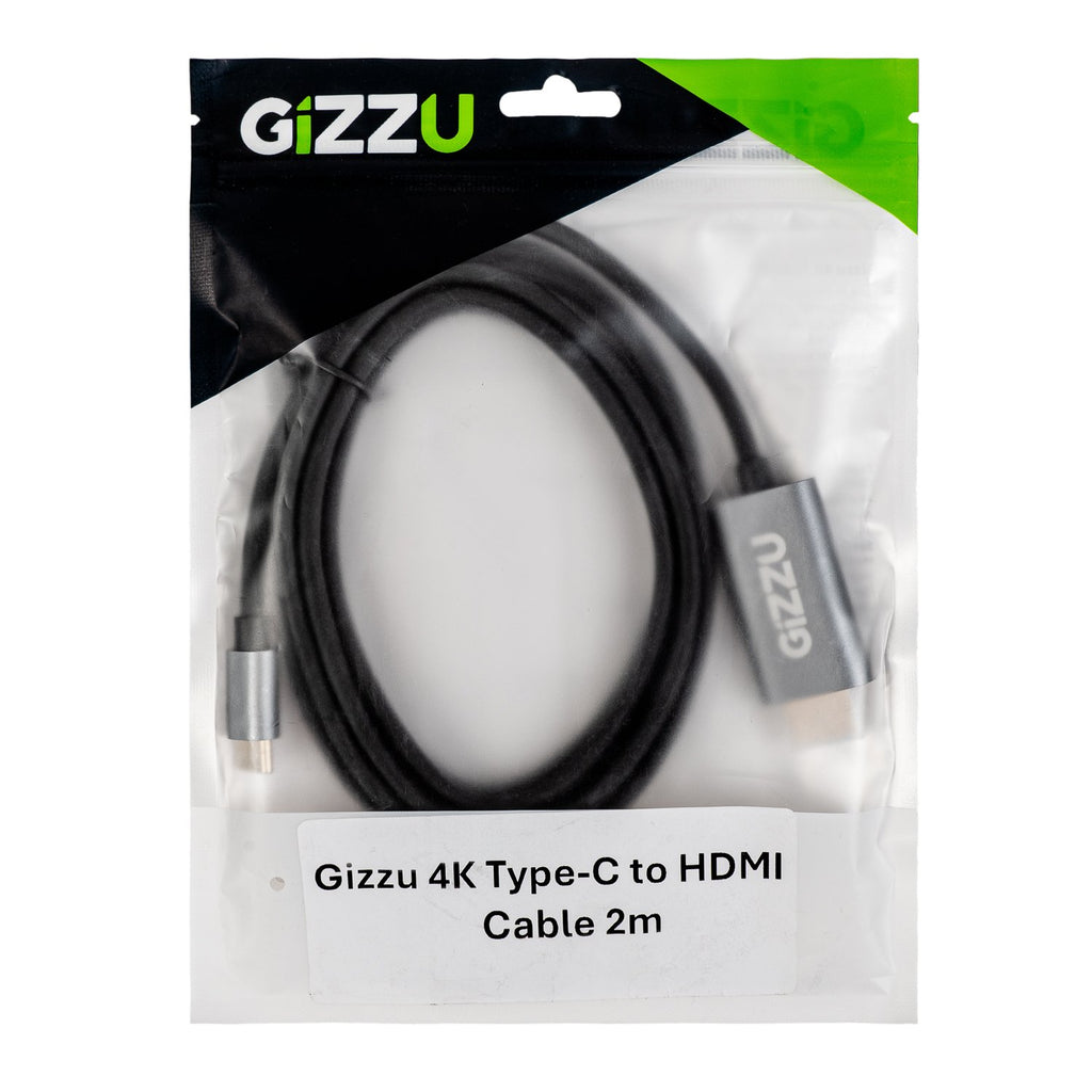 Gizzu 4K60Hz Type-C to HDMI Cable 2m-Wolf Media Store