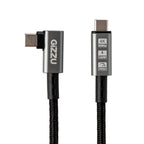 Gizzu 100W 10Gbps Type-C Angled 1m Cable-Wolf Media Store