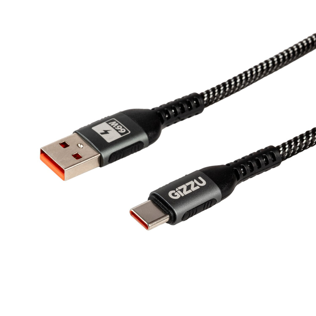 GIZZU 66W 480Mbps USB to Type-C 1m Cable-Wolf Media Store