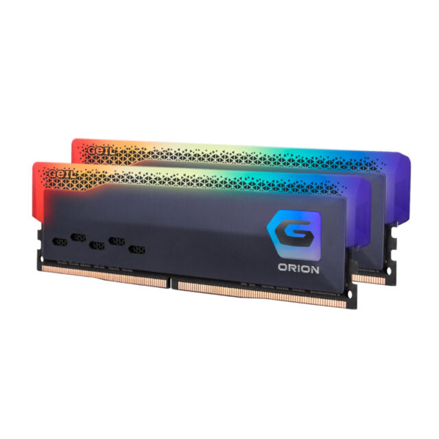 Geil Orion RGB 16GB KIT(2X8GB) 3600MHz DDR4 Desktop Gaming Memory - Grey-Wolf Media Store