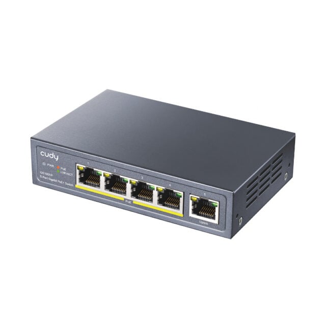 Cudy 5-Port Gigabit PoE+ Unmanaged Switch-Wolf Media Store