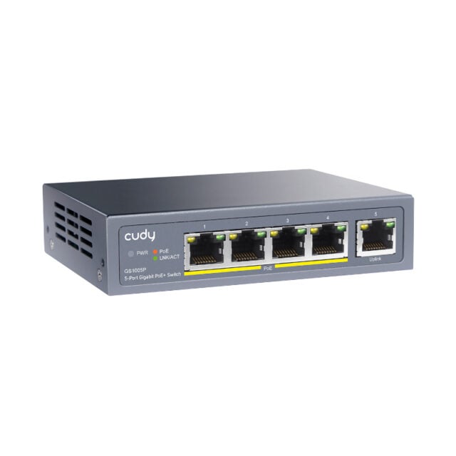 Cudy 5-Port Gigabit PoE+ Unmanaged Switch-Wolf Media Store