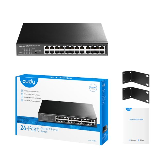 Cudy 24 Port Gigabit Metal Switch-Wolf Media Store