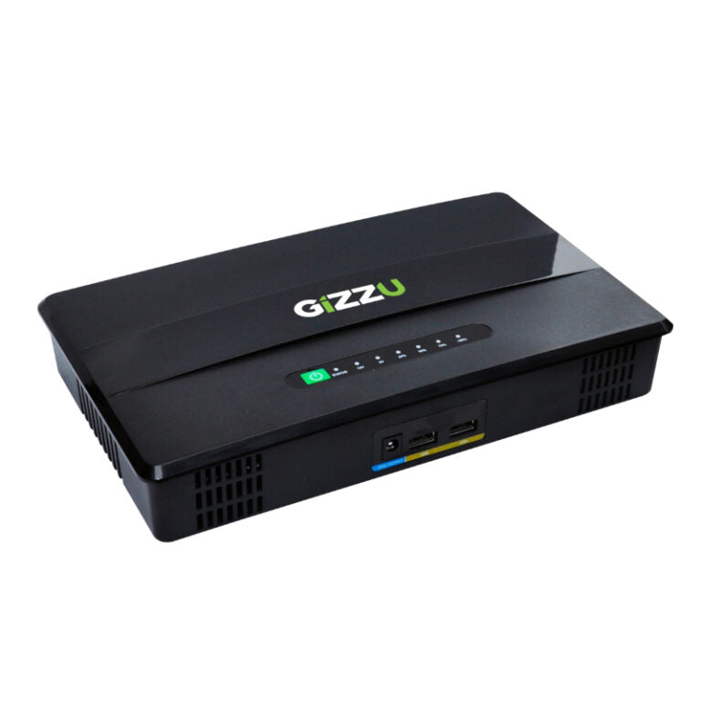 GIZZU 60W 65Wh 17600mAh Mini POE DC UPS Lithium - Black-Wolf Media Store