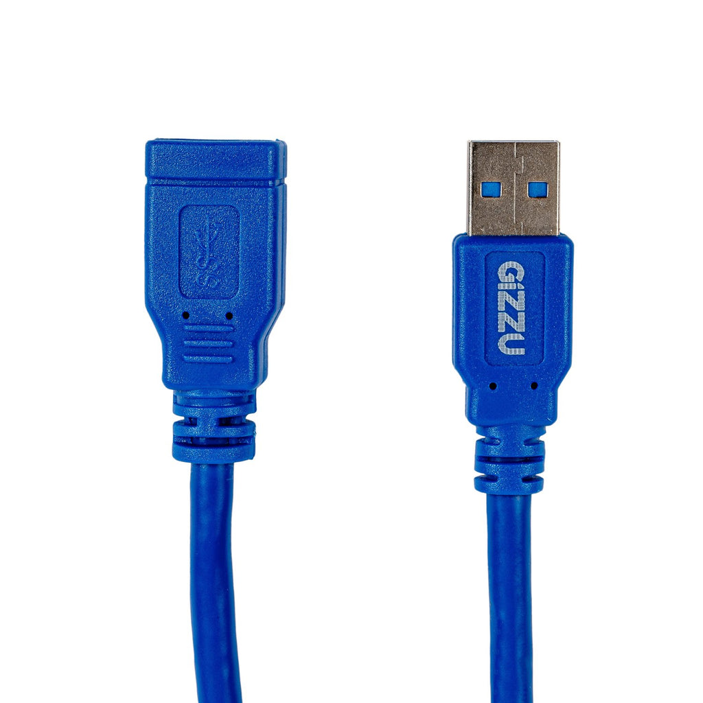 Gizzu USB 3.0 Extension Cable 5m - Blue-Wolf Media Store
