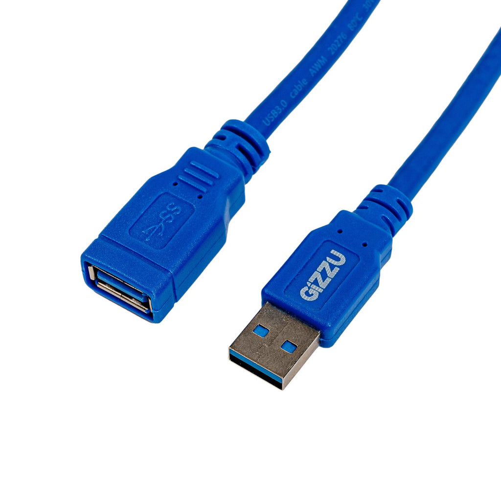 Gizzu USB 3.0 Extension Cable 2m-Wolf Media Store