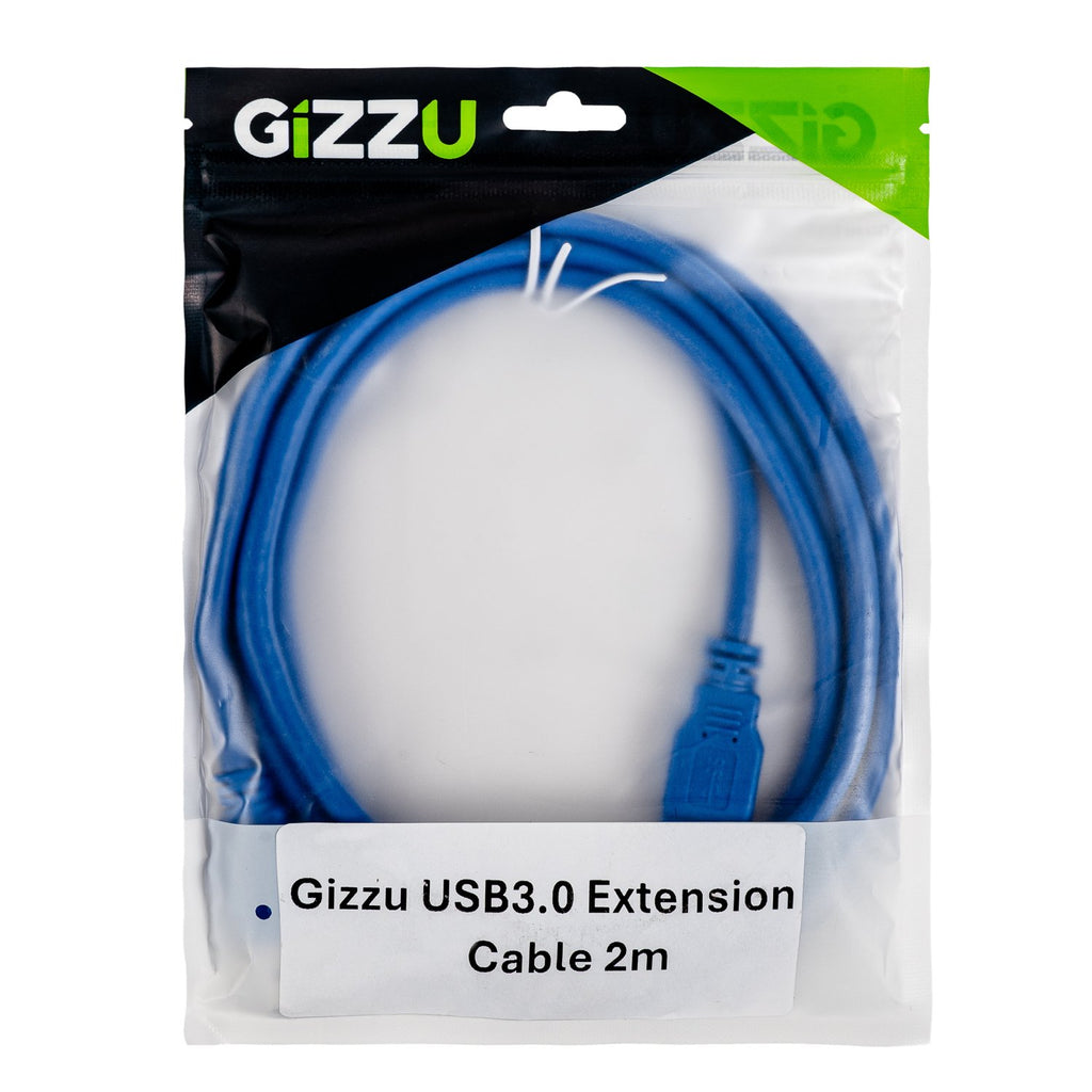 Gizzu USB 3.0 Extension Cable 2m-Wolf Media Store