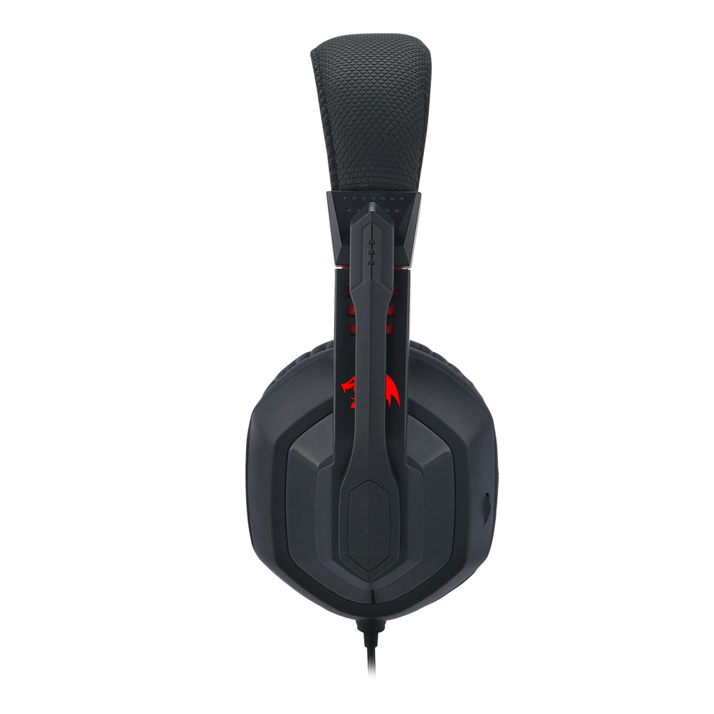 REDRAGON Over-Ear ARES Aux Gaming Headset - Black-Wolf Media Store