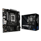 ASRock H810M-H Intel LGA1851 Micro ATX Motherboard - Black - Wolf Media Store
