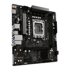 ASRock H810M-H Intel LGA1851 Micro ATX Motherboard - Black - Wolf Media Store