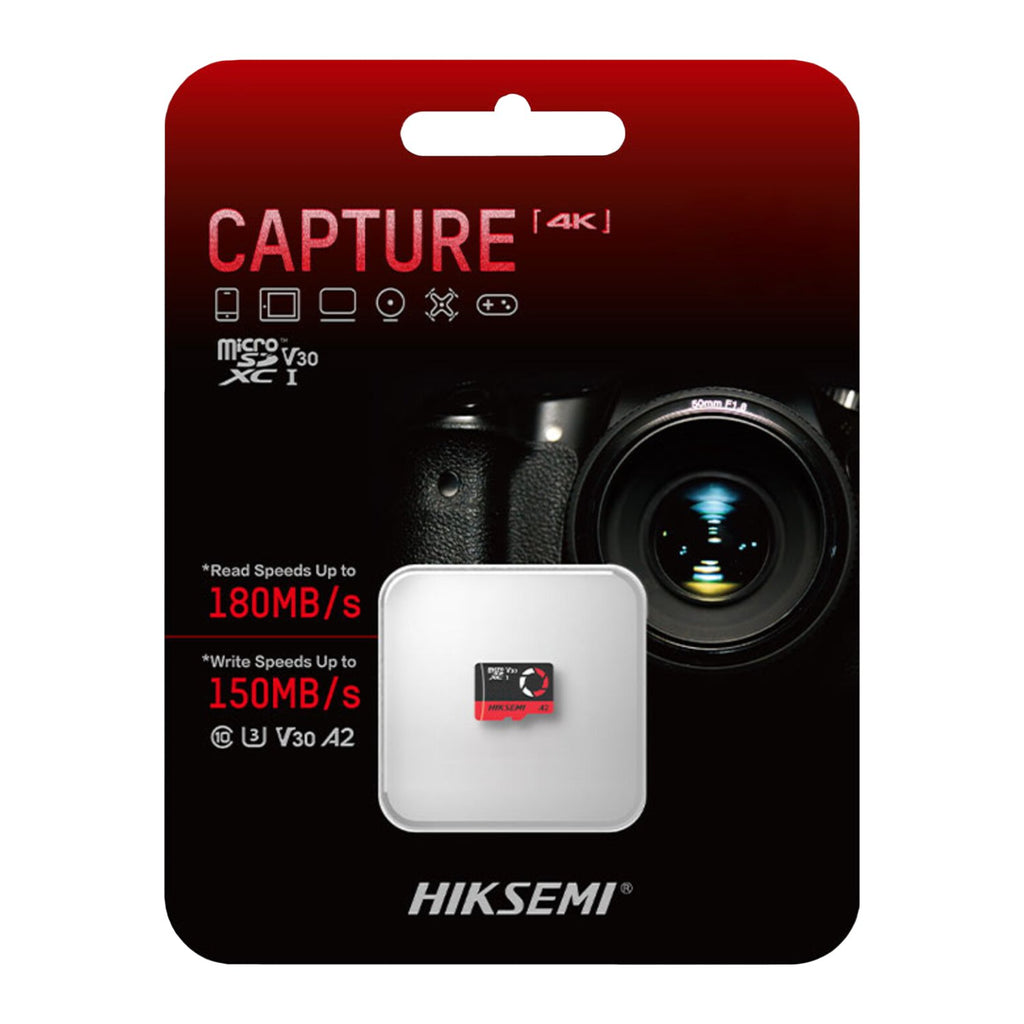 Hiksemi Capture V30 128GB MicroSDXC (Without Adapter)-Wolf Media Store