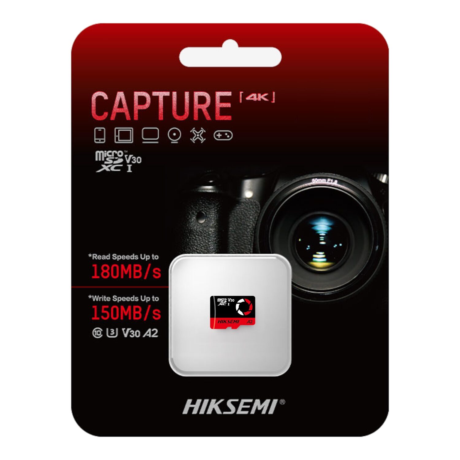 HIKSEMI Capture V30 512GB MicroSDXC Card (Without Adapter) - Wolf Media Store