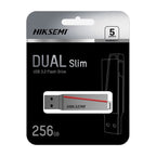 HIKSEMI Dual Slim 128GB USB3.2 Flash Drive-Wolf Media Store