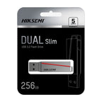 HIKSEMI Dual Slim 256GB USB3.2 Flash Drive-Wolf Media Store