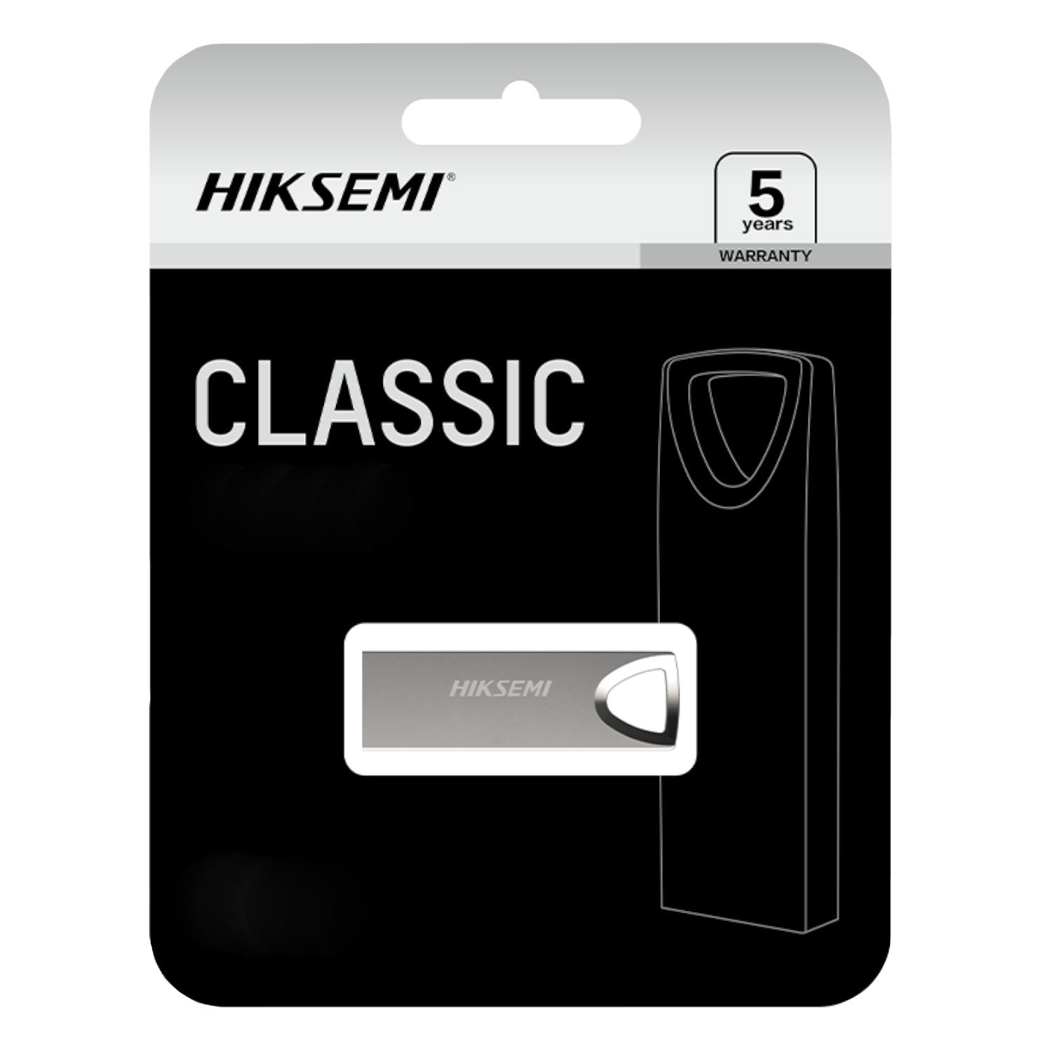Hiksemi Classic 16GB USB2.0 Flash Drive - Metal - Wolf Media Store