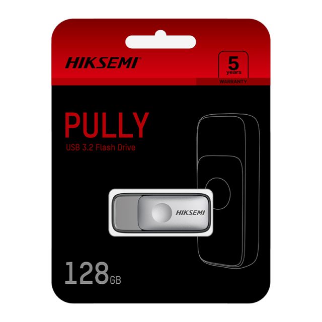 HIKSEMI Pully 128GB USB3.2 Flash Drive-Wolf Media Store
