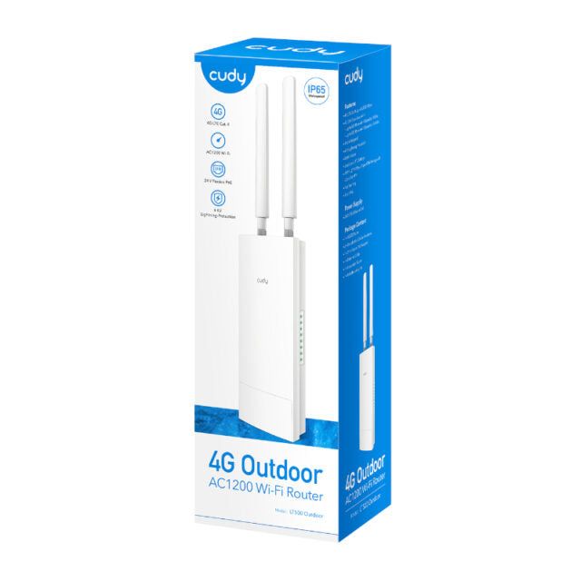Cudy AC1200 WiFi 4G LTE Cat4 Outdoor Router-Wolf Media Store