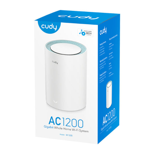 Cudy AC1200 Wi-Fi Mesh Kit 1 Pack With Gigabit-Wolf Media Store