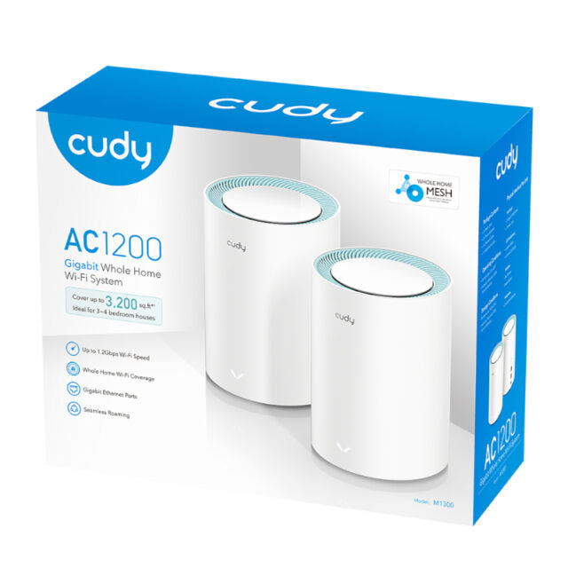Cudy AC1200 Wi-Fi Mesh Kit 2 Pack With Gigabit-Wolf Media Store
