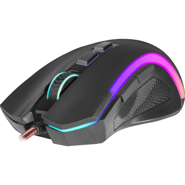 REDRAGON GRIFFIN 7200DPI Gaming Mouse - Black-Wolf Media Store