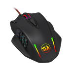REDRAGON IMPACT 12400DPI MMO Gaming Mouse - Black-Wolf Media Store