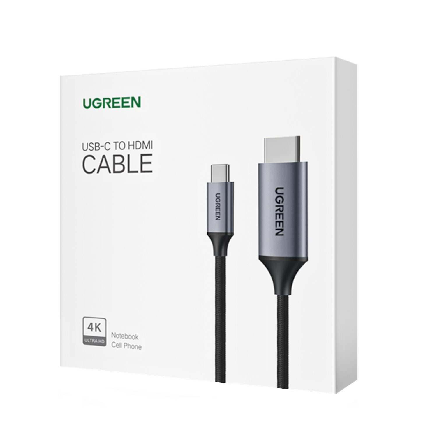 UGREEN Type-C to 4K@60Hz HDMI 1.5m Cable - Wolf Media Store