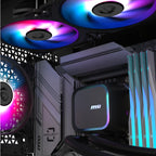MSI MAG Coreliquid A13 240 AIO Liquid CPU Cooler - Black - Wolf Media Store
