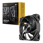 Antec NOVA 120 PWM Fan with Speed Controller - Black-Wolf Media Store