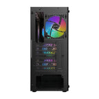 Antec NX292 ATX | Micro-ATX | ITX ARGB Mid-Tower Gaming Chassis - Black-Wolf Media Store