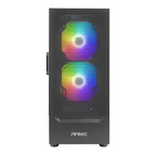 Antec NX410 V2 ATX | Micro-ATX | ITX ARGB Mid-Tower Gaming Chassis - Black-Wolf Media Store
