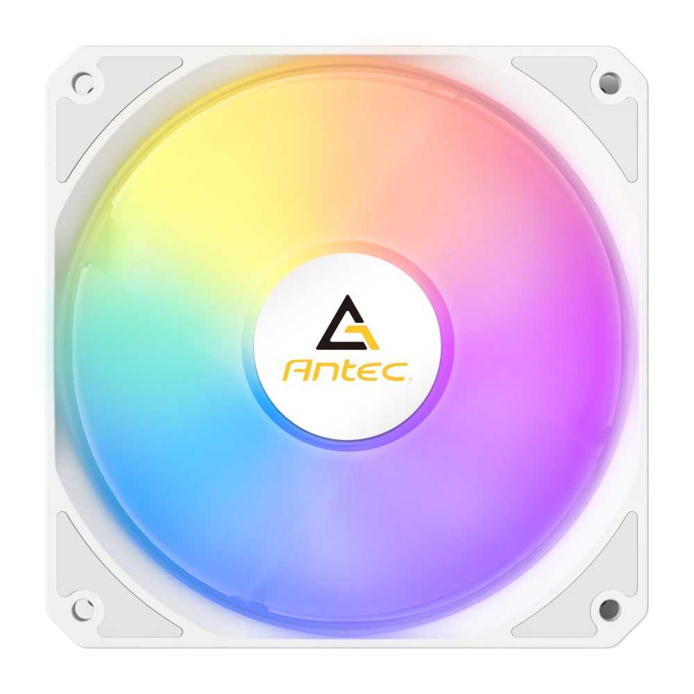Antec P12 PWM 120mm ARGB Reverse Case Fan - White